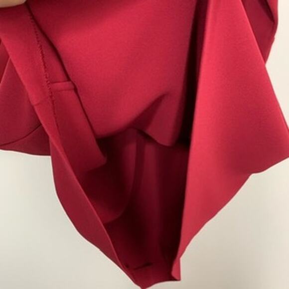 Hobbs London Katelena Mini Shift Tunic Crimson Red Dress Womens Size 8 - Picture 6 of 16